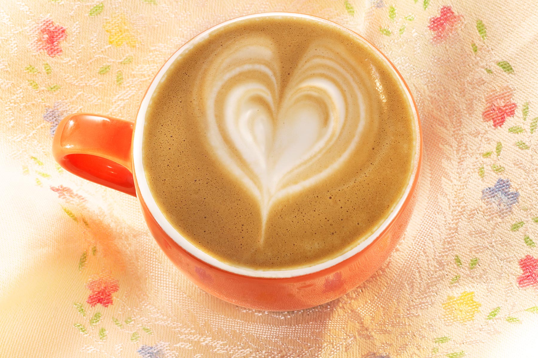 Latte Heart coffee for mothers day holiday
