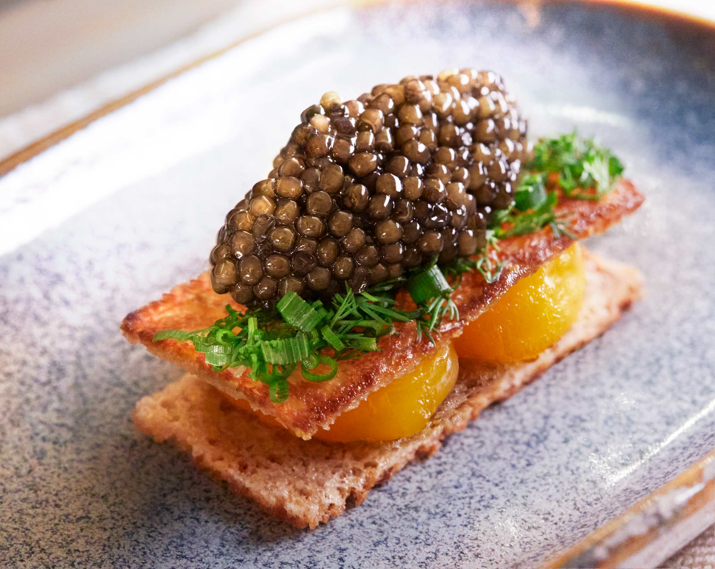 Amuse-bouche at Drusie & Darr at The Hermitage Hotel Chef Jean-Georges Vongerichten
