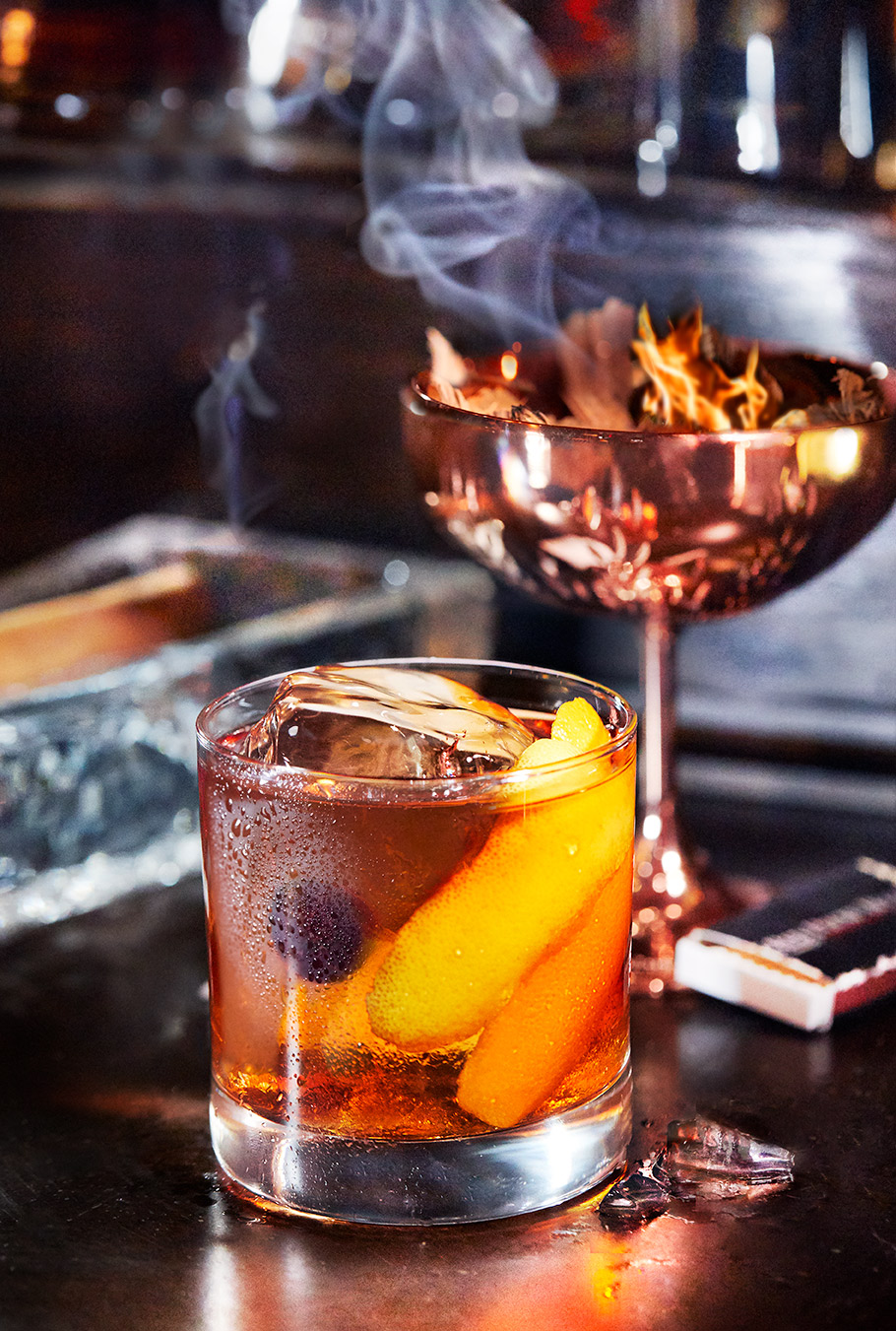 smoker for old fashioned drink